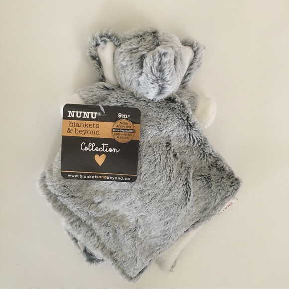 Blankets and Beyond Toys New Lovey Nunu Elephant Gray Soft Baby Toy